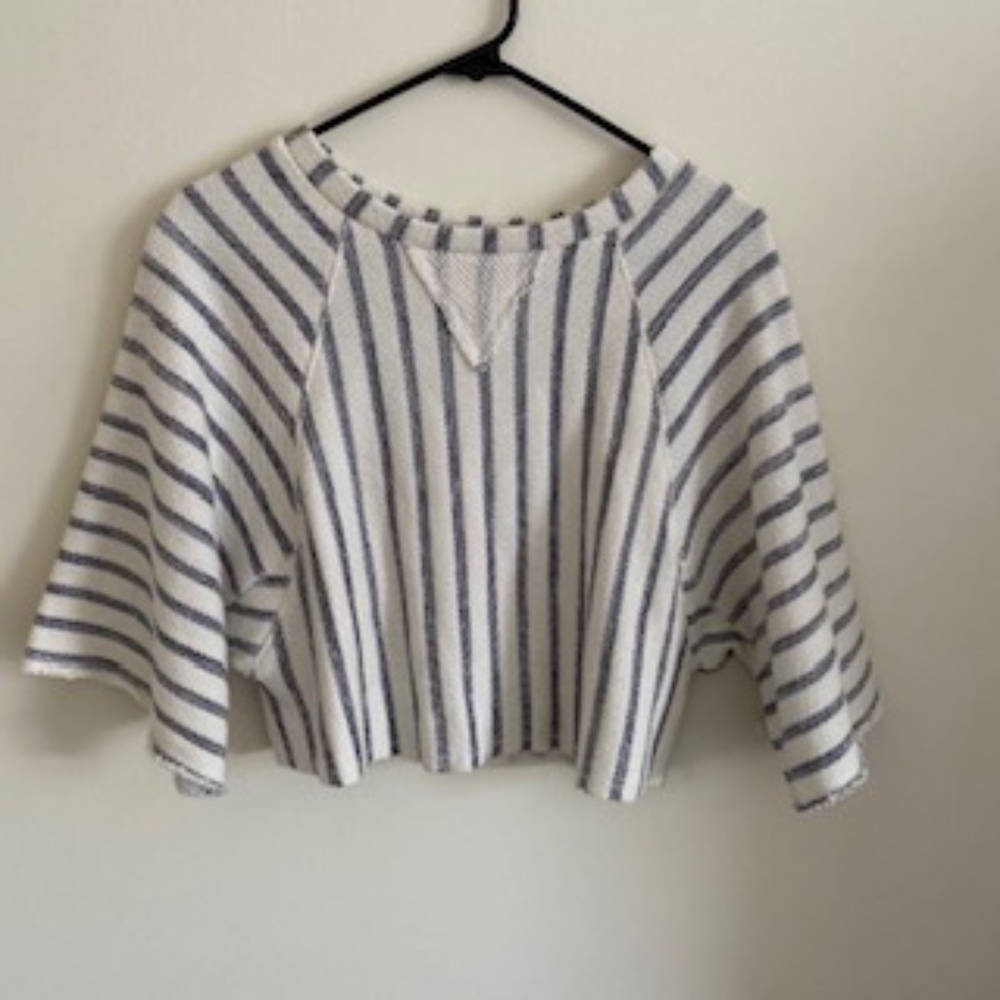 Anthropologie Dolan Dolman Sleeve Crop Top